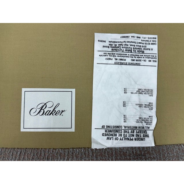 Jean-Louis Deniot for Baker Furniture Almandine Lounge Chairs, Pair For Sale - Image 11 of 12