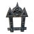 Gothic Revival American Tramp Art Frame With All-Seeing Eyes, C. 1880–1900 For Sale