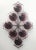 Italian 21st Century Beehive Bronze Amethyst Bubbles Murano Flush Mount by Fabio LTD For Sale - Image 3 of 6