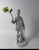White Porcelain Statue of a Revolutionary with a Device for a Flag or Flower, 1950s For Sale - Image 13 of 18