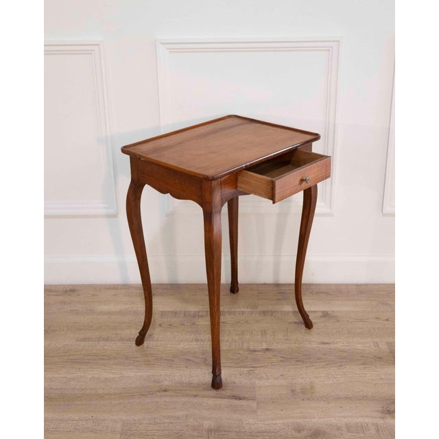 Small Louis XV Style Fruitwood Side Table, Early 20th Century For Sale - Image 4 of 8