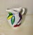 Contemporary Italian Hand Painted Vegetable Design Ceramic Pitcher For Sale - Image 3 of 5