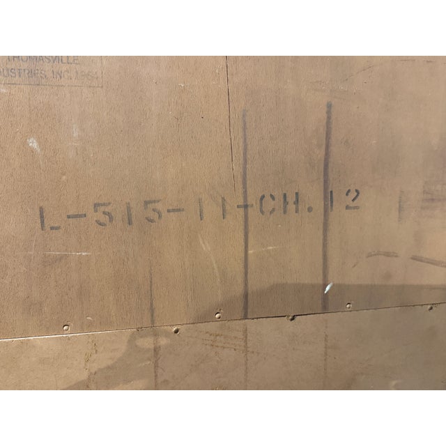 Vintage Thomasville Greek Key Armoire in the Hollywood Regency Style, C. 1970s For Sale - Image 17 of 18