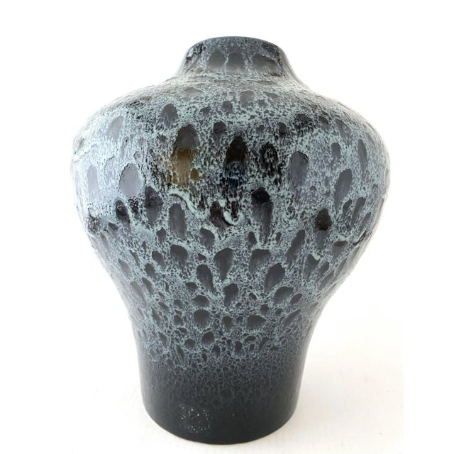 Late 20th Century Extra Large Vintage Royal Haeger Tall Sea Blue Vase For Sale - Image 5 of 10