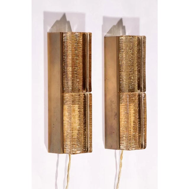 Danish Atlantic Double Wall Lamp from Vitrika, 1970s, Set of 2 For Sale - Image 6 of 14