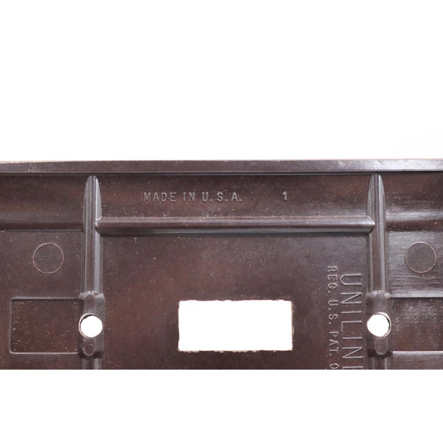 Vintage Bakelite Duplex Outlet Gang Light Switch Plate Cover For Sale - Image 4 of 5