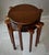 Circa 1970 Mahogany Wood Circular Stacking Tables in the Manner of Bruno Rey or Alvar Aalto - Set of 4 For Sale - Image 12 of 18
