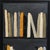 Chronique De L'esprit, Abstract Bookshelf Painting in Neutral Tones, Framed in Black, Contemporary, Framed by Sophie Dumont For Sale - Image 4 of 10