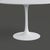 The Tulip dining table is a stunning 1960s design table by Maurice Burke, featuring a white fibreglass dining table top...