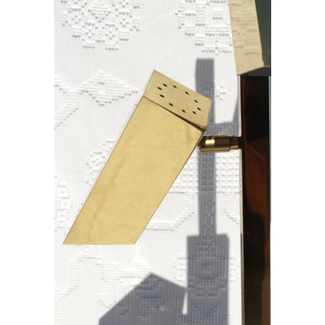Metal 1970s Brass Floor Lamp Attributed to Laurel For Sale - Image 7 of 10