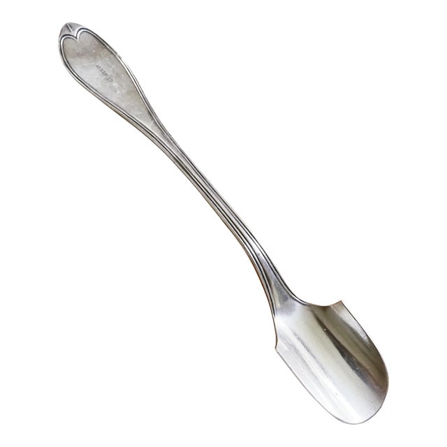 Antique Silver Plated Stilton Scoop From the United States and Brazil Mail Steamship Co For Sale