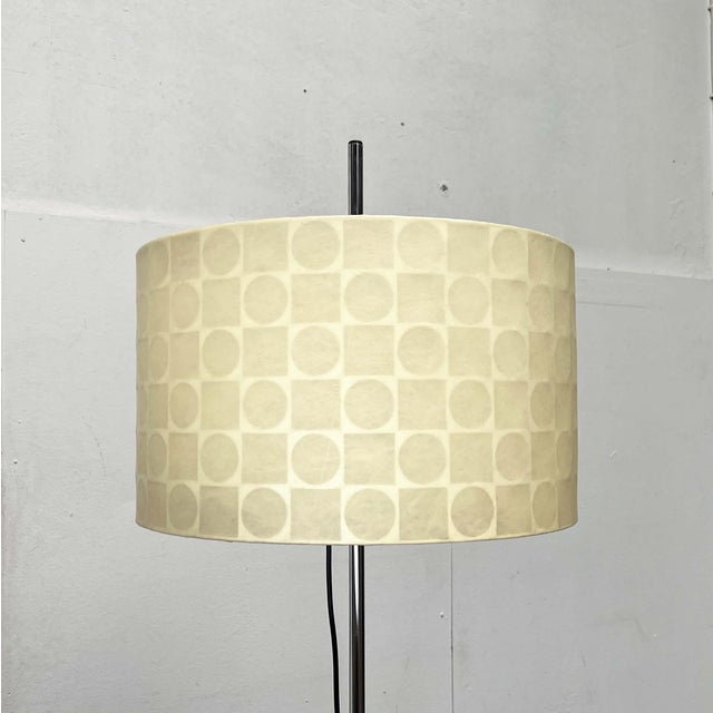 Metal Mid-Century Modern German Pet Cocoon Floor Lamp by Friedel Wauer for Goldkant Leuchten, 1960s For Sale - Image 7 of 18