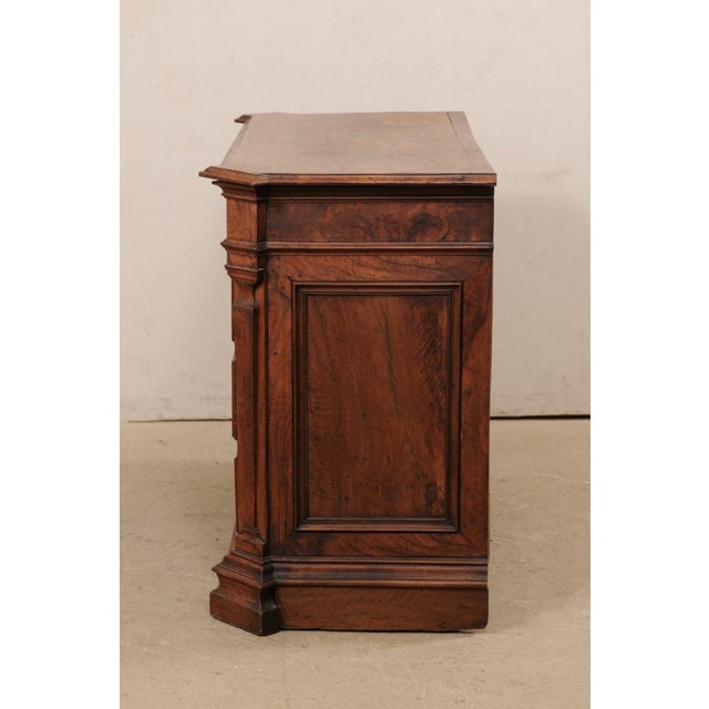 Italian Early 18th C. Chest W/ Secretary, Italy For Sale - Image 3 of 9
