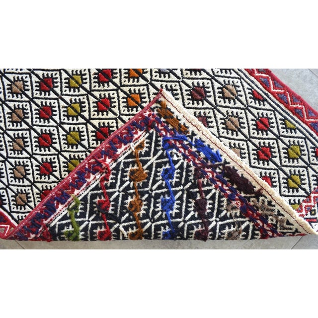 1970s Vintage Hand-Woven Braided Rug For Sale - Image 4 of 5