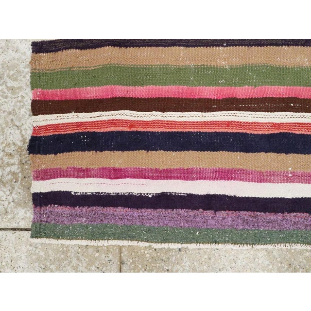 Textile Galerie Shabab Collection Mid-20th Century Persian Flatweave Kilim Rug For Sale - Image 7 of 9