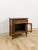 MCM Transitional Nightstand With Iron Grate Doors Single Drawer Vintage Ornate For Sale - Image 10 of 10