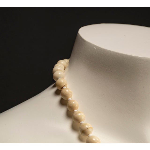 Vintage Art Deco Stone Necklace, 1920s For Sale - Image 6 of 12