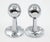Traditional Pair of Vintage Chrome Bathroom Towel Bar Brackets For Sale - Image 3 of 5