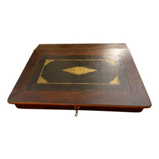Large Napoleon III Writing Desk in Mahogany, 1890s For Sale