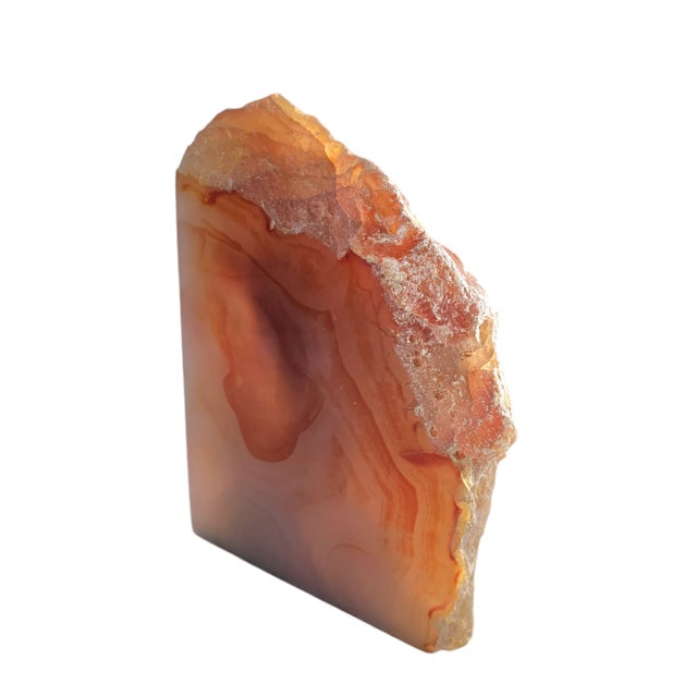 Natural Polished Agate Bookends Geode Bookends 6.75" For Sale In San Francisco - Image 6 of 12