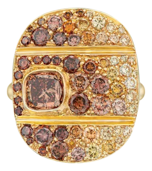 Cop Cot Fancy Colored Diamond Simon Ardem New York Fall Collection