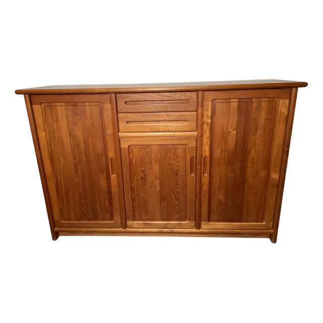 Scandinavian Teak Highboard, 1970s For Sale