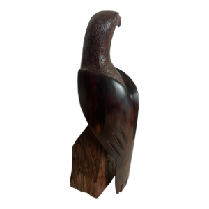 Vintage 1960’s Ironwood Hand Carved Eagle Bird Folk Art