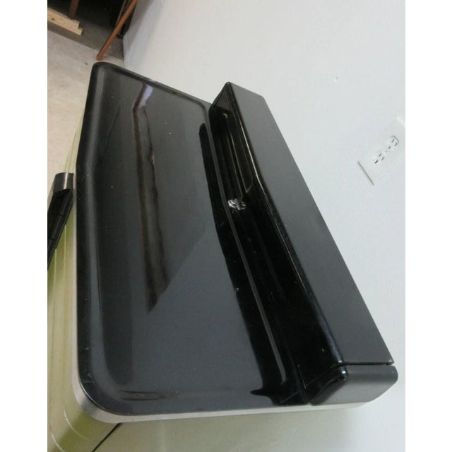 1940s 1940s Art Deco Dental Cabinet Industrial Medical Chest Dresser Green Stain For Sale - Image 5 of 11