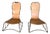 Italian Saddle-Stitched Rocking Chairs, Set of 2 For Sale