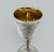 Antique Vintage Sterling Silver Gilt Wine Religious Goblet Chalice 1971 5.5 Ozs For Sale - Image 4 of 8