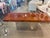 Beautiful vintage 1978 (stamped underneath) Milo Baughman for Thayer Coggin Rosewood & Chrome console table. This has been...