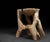 Wood Sculptural Side Table by Logniture For Sale - Image 6 of 9