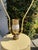 Vintage Greek Key Gold Leaf Column Table Lamp For Sale - Image 16 of 16