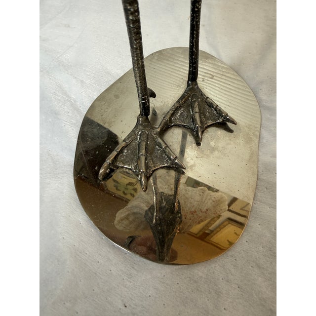 Gabriella Binazzi Bird With Shell Sculpture, Circa 1970's For Sale - Image 11 of 12