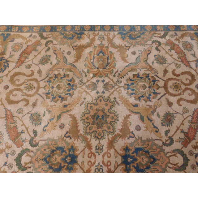 Indo-Persian Hand-Knotted Rug - 9'2" x 12' For Sale - Image 10 of 12