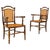 1900s French Louis XIII Wooden Armchairs With Cane Seats & Backs - A Pair For Sale - Image 15 of 18