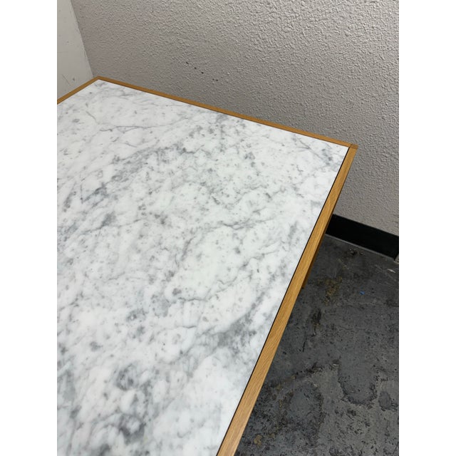 Brown Michael Anastassiades for Herman Miller Doubleframe Marble Table For Sale - Image 8 of 12