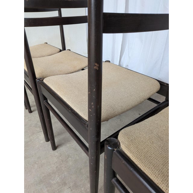 Beige Vintage Dining Chairs in Beech from Stol Kamnik, 1970s, Set of 4 For Sale - Image 8 of 18