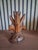 Brown Antique Black Forest Hand-Carved Linden Wood Bird Vase Holders, 1890s, Set of 2 For Sale - Image 8 of 11