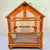 Art Deco Orange Japanned Metal Bird Cage, Hand-Painted, Circa 1900-1920 For Sale In Philadelphia - Image 6 of 18