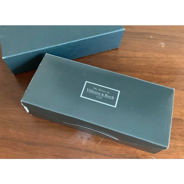 Vintage Villeroy & Boch Crystal Horse Head Bottle Stopper in Original Box For Sale - Image 10 of 10