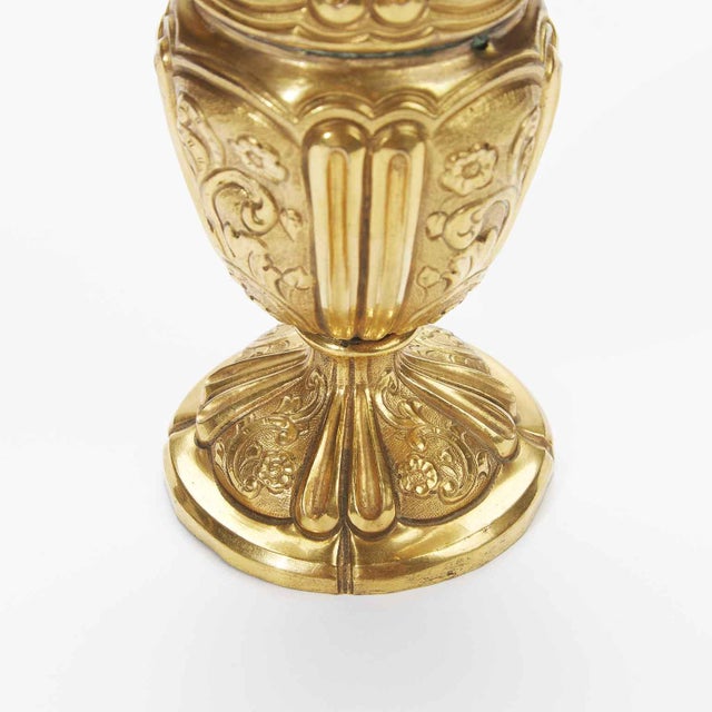 Antique Gilded Copper Pourer, 1700 For Sale - Image 4 of 11