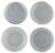 Buffet Plates by Per Lütken for Holmegaard, Set of 4 For Sale