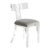 Interlude Home Tristan Acrylic Lucite Klismos Chair For Sale