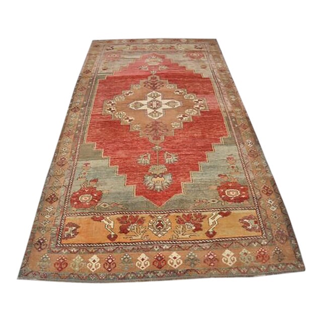 Oushak Vintage Anatolian Carpet For Sale