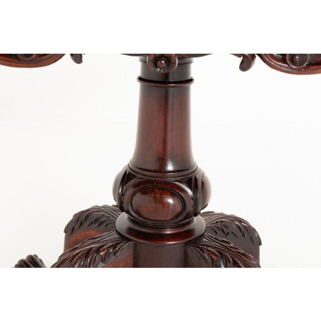 Irish Card Table in Mahogany, 1860s For Sale - Image 11 of 12
