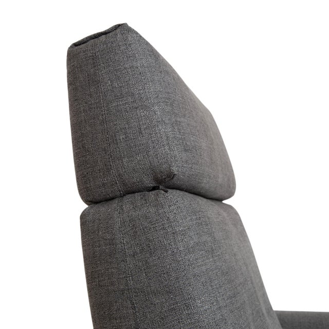 Gray Fabric 50 Armchair in Grey with Manual Function from Rolf Benz For Sale - Image 8 of 17