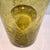 Glass Olive Green Bubble Glass Ice Bucket by Biot, 1970 For Sale - Image 7 of 10