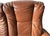 Mid-Century Modern Vintage Ekhornes Leather Stressless Reclining Loveseat For Sale - Image 3 of 15