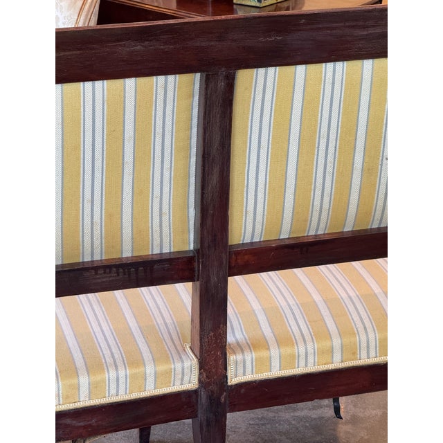 Early 19th Century Empire Settee For Sale - Image 13 of 15
